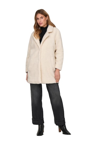 Only Yumuşak Dokulu Oversize Fit Teddy Peluş Kaban 15304788 Beyaz