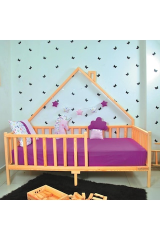 Markaawm Markaawm Montessori Yatak Çocuk Doğal Çam Ağacından 90X190 Defne (467712008) Akçaağaç
