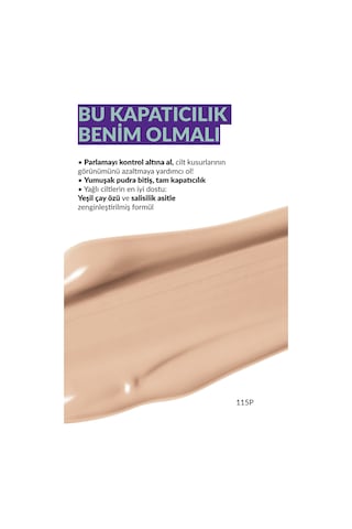 Avon Color Trend Mat Fondöten 115p Pale Pink