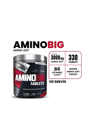 Kompleks Amino Asit Tablet Amino Bıg 110 Servis Aromasız