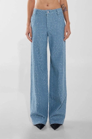 By Dyln Valentino Rahat Denim Pantolon - Payetli Tasarım İle Şıklığı Yakalayın Mavi