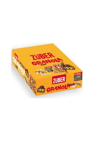 Züber Yer Fıstıklı Granola Bar 15 x 25 G