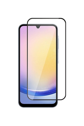 Galaxy A25 Uyumlu Zore Kenarları Kırılmaya Dayanıklı Cam Ekran Koruyucu