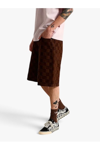 Lumberjack Check-5 Baggy Denim Short Erkek Kahverengi Şort - Vn000c9v
