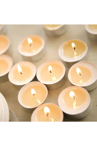 Kokusuz Küçük Renkli Mum 16 Lı Tealight Mum Dekoratif Mum