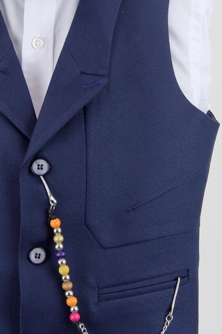 Doctor Junior Erkek Çocuk Yakalı Yelek Pantolon Takım