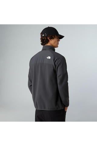 The North Face M Glacier Heavyweight Full Zip Erkek Polar-30495 Koyu Gri