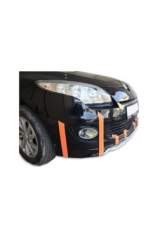 Renault Megane 3 Serisi 2009-2013 Sport Dizayn Ön Tampon Ek + Alt Lipi Plastik