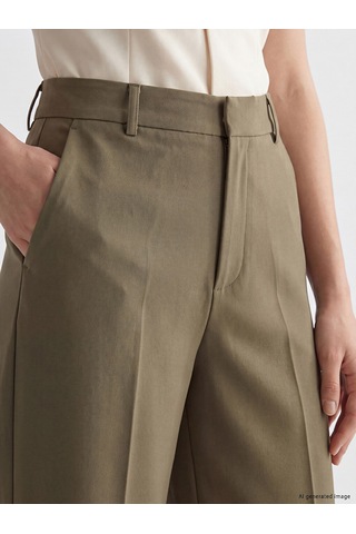 Lcw Vision Haki Regular Fit Kadın Pantolon