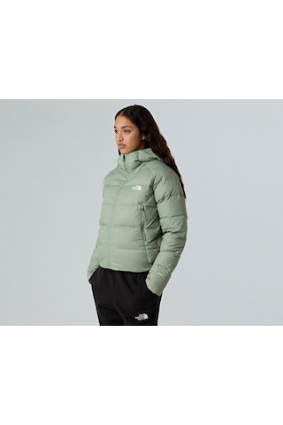 The North Face W Hyalite Down Hoodie Kadın Outdoor Montu Nf0a8e75bq11 Yeşil Yeşil
