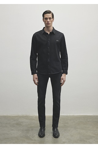 Mavi - Roy Lux Black Nights Koyu Gri Denim Gömlek 0210496-82410 Gri