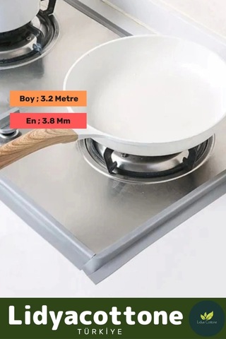 İzolasyon Bant Su Geçirmez Sızdırmaz Dayanıklı Pvc Yağ Kenar Küf Önleyici 3.2m Gri