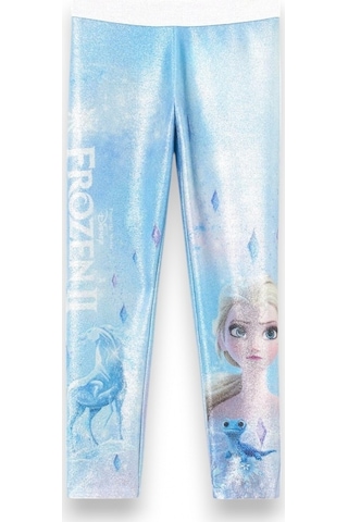 Sea Bubbles Simli Elsa Çocuk Tayt Mavi