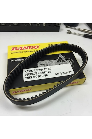 Kayış Arora Ar 50 / Peugot Kisbee 50 / Yuki Mojito 50 Scooter Modelleri Kayış S19-041 Japon Bando