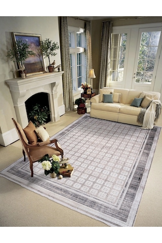 Dolce Vita Halı Prime 8306 Angle Salon Halısı Antrasit