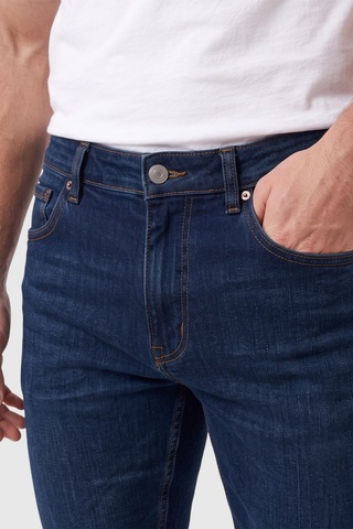 Rizzup Erkek Slim Fit Dar Kesim Likralı Lacivert Kot Pantolon Dar Paça Pamuklu Esnek Jean 2608304