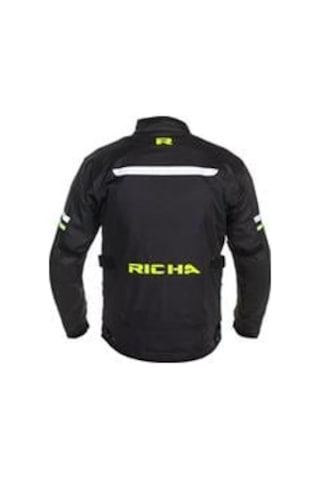 Richa Buster Wp Motosiklet Ceketi Siyah - Neon Sarı