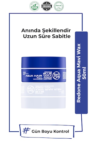 Redone Aqua Wax Mavi 50 Ml