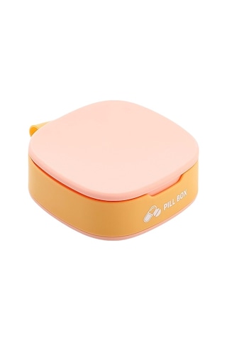 Taşınabiler Küçük Hap Kutusu Seyahat Ilaç Kutusu Silikon Mini Mühürlü Ilaç Saklama Kutusu Yurt Dışından Pembe