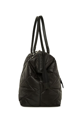 Bagmori Baby Bag Nakışlı Puf Şişme Siyah Anne Bebek Bakım Çanta Siyah