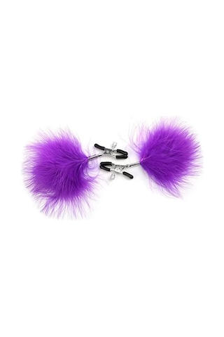 Odins Shop OdinsShop BDSM Tüylü Göğüs Ucu Kelepçesi