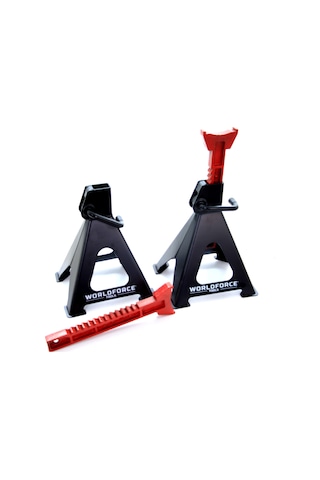 Worldforce 6 Ton 4 Ayaklı Kriko Standı Araba Araç Sehpası 2 Adet