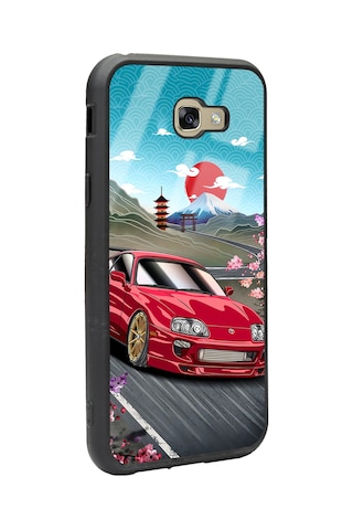 Samsung Uyumlu A7 2017 Supra Tasarımlı Glossy Telefon Kılıfı Çok Renkli