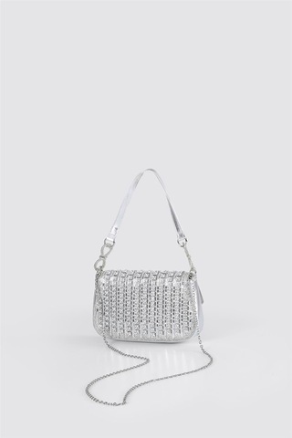 Ççs 17659 Kadın Omuz Askılı Çanta GÜMÜŞ