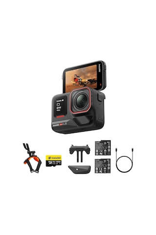 Insta360 Ace Pro 2 Aksiyon Kamerası Motorcycle Bundle Siyah