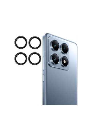 Mey İthalat Mi 14t Pro Pvd Metal Kamera Lens - Siyah