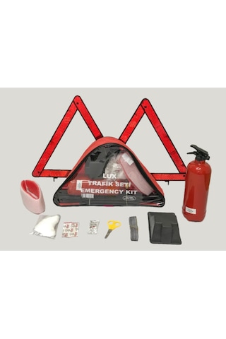 Canderel Trafik Seti Yangın Tüplü Set Oto Trafik Seti