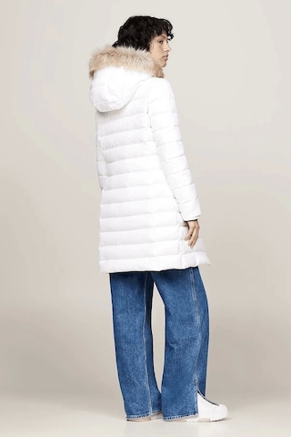 Tommy Jeans Tjw Essentıal Hooded Down Coat Beyaz