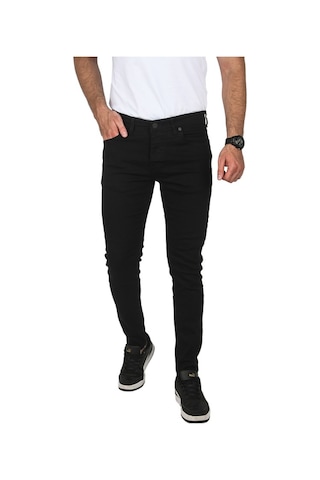 Deepsea Erkek Siyah Skinny Kesim Kot Jean Pantolon 2004157 Siyah