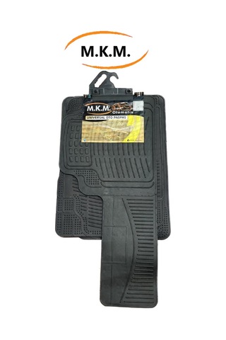 MKM Oto Paspas Düz 3D 4 Parça Üniversal Tüm Araçlara Uyumlu