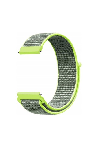 Samsung Gear Sport Sm-R600 Uyumlu Spor Kumaş Desenli Kordon 20Mm