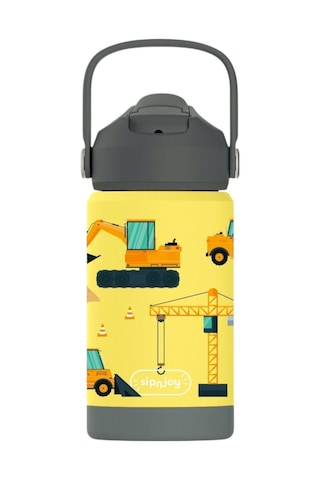Sipnjoy - Flipsip Çocuk Su Termosu 360 Ml - Builder Buddy