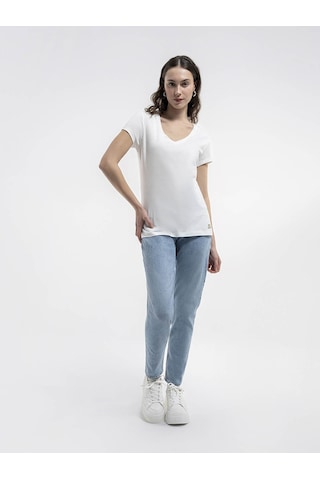 Loft Kadın T-shirt Beyaz Lf2036284 24yp69000288 P69153 Beyaz