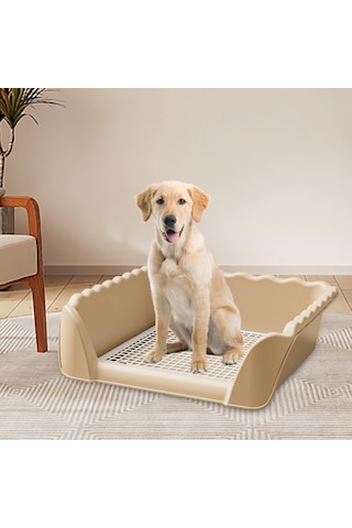 Homyl Köpek Tuvalet Taşınabilir Eğitim Lazımlık Kahve