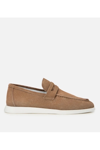 Hotiç Erkek Süet Deri Vizon Yumuşak Dokulu Loafer 02ayh305140a450 Vizon