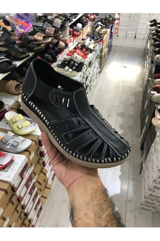 Casso Önü Kapalı Sandalet Siyah