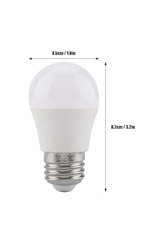 Ximistore9 6 Adet 5w Mini Led Ampul, Islak Beyaz Işık, E26 Taban, G45 Tipi, Enerji Verimli Aydınlatma Aksesuarı