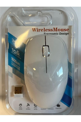 Elba G-212 Beyaz 2.4ghz Kablosuz Mouse 001