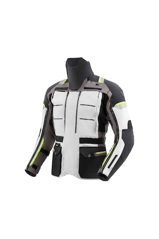 Rebelhorn Cubby V Kışlık Motosiklet Montu Gri - Sarı - Siyah 75067