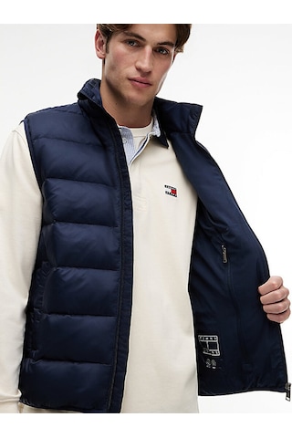Tommy Hilfiger Erkek Marka Logolu Günlük Kullanıma Uygun Lacivert Yelek Dm0dm23232 C1g