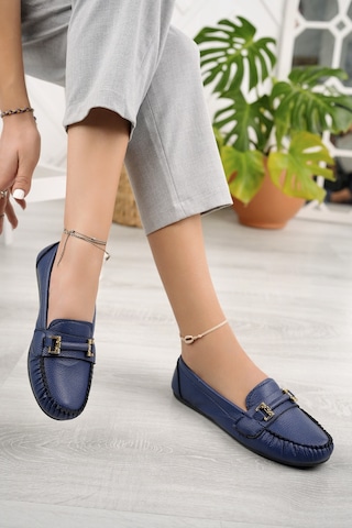 Khayt Daisy Casual Günlük Kadın Babet Ayakkabı Lacivert