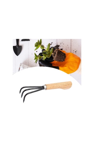 Suntek El Tırmığı Ahşap Tutamak Mini Çok Açık-kahverengi