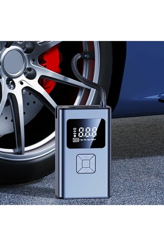 Ap66 Şarjlı Lastik Şişirme Pompası 150psı Hava Kompresörü 4000mah