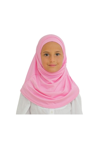 Modish Group Çocuk Hazır Giyim Başörtüsü Şal Turban Viskon - Pembe Pembe