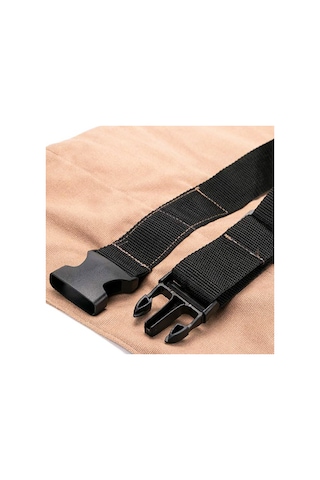 Xiyyadms Siyah Kumaşlı Çok Amaçlı Alet Çantası, 5 Cepli, Fermuar Ve Kanca Tasarımı, Duvar Takma Opsiyonu, Ev, Araba, Dış Mekan Ve Endüstriyel Kullanım İçin Alet Saklama Çantası Siyah