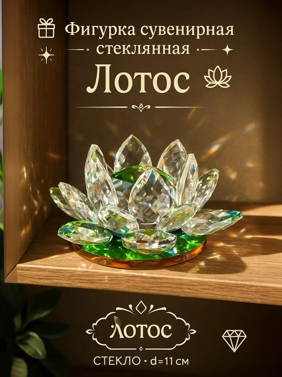 Simalend Lotus Kristal Hediyelik Üç Katlı 162929160